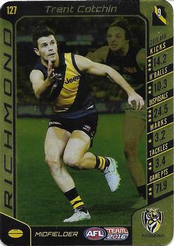 2016 Team Zone AFL Team - Silver / Gold Codes #127 Trent Cotchin Front